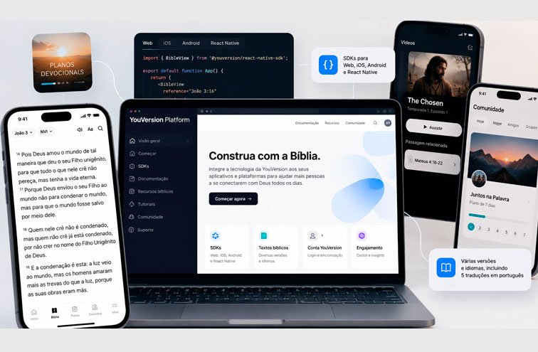 YouVersion abre de graça a tecnologia por trás do Aplicativo Bíblico mais baixado do mundo